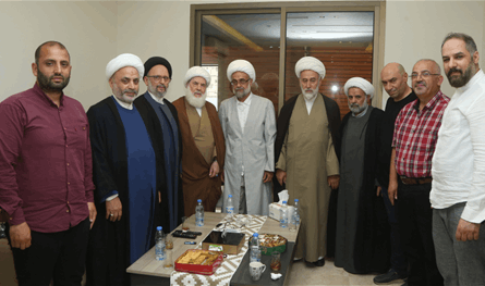 وفد من مؤسسة المرجع فضل الله زار الشيخ عودي مستنكرا الاعتداء عليه