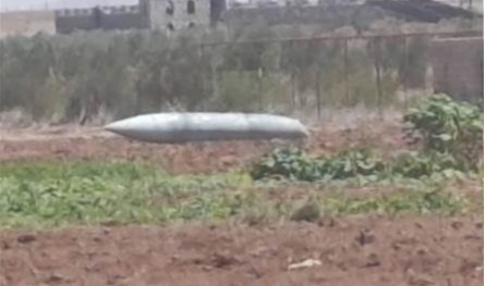 بالصور... بقايا صواريخ إيرانيّة تسقط في سوريا