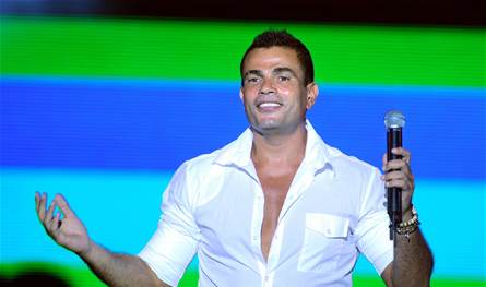 عمرو دياب يشرف على تسجيل أغنية ابنته جنا
