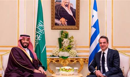 ولي العهد السعودي ورئيس الوزراء اليوناني يبحثان تداعيات عمليات إسرائيل ضد إيران