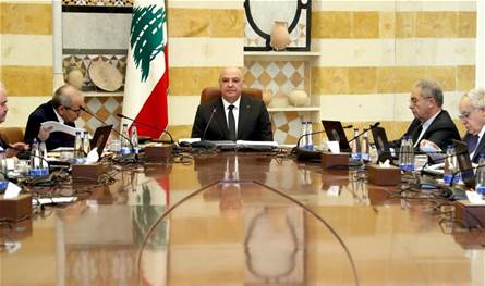  بدء جلسة مجلس الوزراء في بعبدا