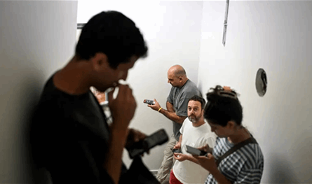 بعد قصف تل أبيب.. جنود إسرائيليون يختبئون في الملاجئ (فيديو)