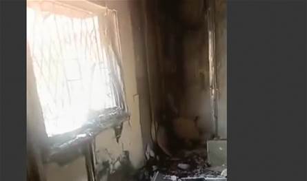 حريق كبير في أحد المنازل في سعدنايل