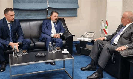 الحاج بحث والسفير الأوكراني في سبل تعزيز التعاون