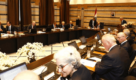 في السراي.. بدء جلسة مجلس الوزراء