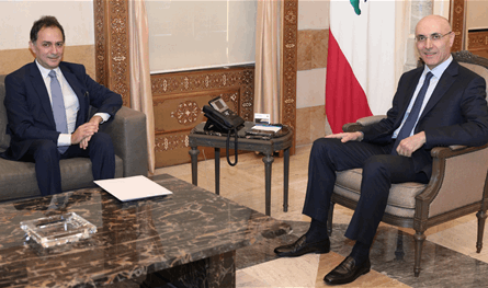 وزير الداخلية عرض الاوضاع وسبل التعاون مع سفير النروج واستقبل بارود وشبيب