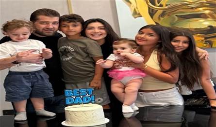 بحضور جميع أولاده... جيسيكا عازار احتفلت بعيد الأب مع زوجها محمد صوفان (صور)