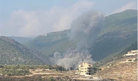 فيديو لغارات عنيفة في جنوب لبنان.. انفجارات قوية جداً!