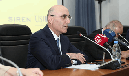 وزير الداخلية شارك في جلسة حوارية نظمتها جامعة القديس يوسف 
