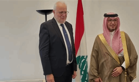 وزير العدل التقى السفير السعودي