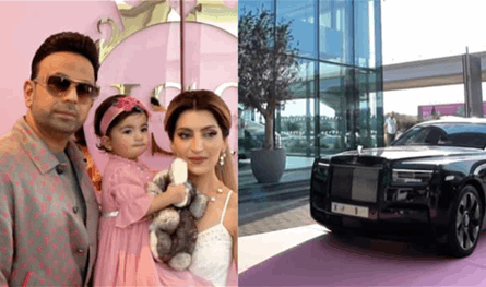 بالفيديو.. &quot;رولز رويس&quot; هدية لطفلة تبلغ سنة واحدة