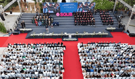 بحضور متري وبعاصيري وعودة... احتفال تخرج طلاب جامعة القديس جورجيوس