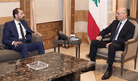 الحجار استقبل وفد اتحاد بلديات المنية وبحث الأوضاع العامة مع ضو والجميل