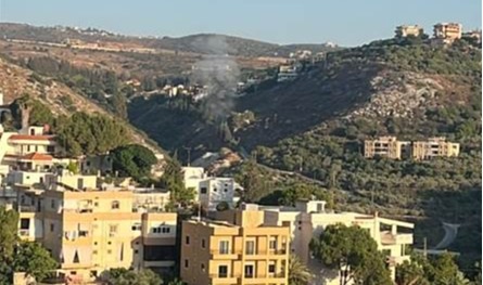 بالفيديو.. طائرة إسرائيلية تستهدف درّاجة في جنوب لبنان
