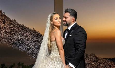 بأجواء فخمة جداً.. مذيعة الـ MTV تدخل القفص الذهبي وهكذا رقصت مع عريسها (فيديو)