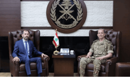 قائد الجيش استقبل النائب الخير
