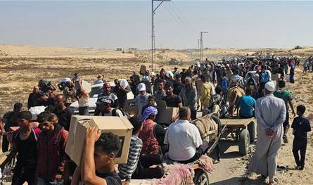 جدل بشأن &quot;الرصاص الحي&quot; في خلال توزيع مساعدات غزة