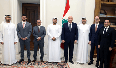 مشاريع واستثمارات في لبنان.. هذا ما كشف عنه وفد إماراتي في بعبدا