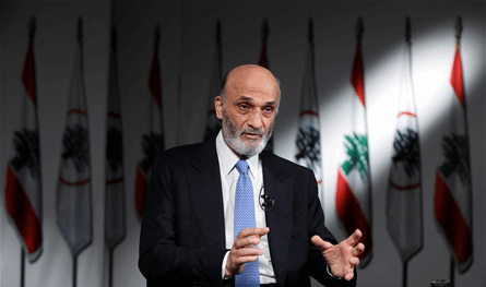 جعجع استقبل وفود بلديات الزرازير وبتدعي والقدام ووادي شحرور السفلى