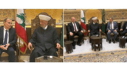 دريان بحث والبزري في الاوضاع والتقى وفد الجماعة الاسلامية