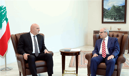 عون التقى سلام قبيل جلسة مجلس الوزراء