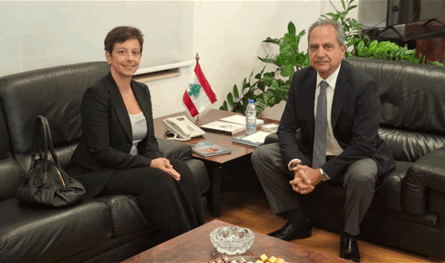 كابل بحري لإنارة لبنان.. وزير الطاقة بحث الاقتراح مع سفيرة قبرص