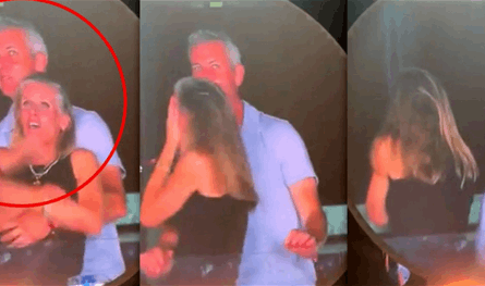 فيديو انتشر كالنار في الهشيم.. هذا ما فعلته زوجة  آندي بايرون بعد فضيحة كشف خيانته لها في حفل &quot;كولد بلاي&quot;