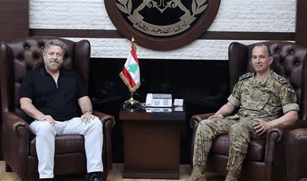 قائد الجيش استقبل إفرام في اليرزة... وهذا ما ناقشاه