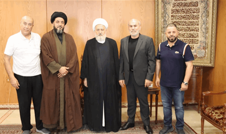 الشيخ الخطيب استقبل وفد بلدية حارة صيدا وبحث في أوضاع الأوقاف