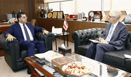 مرقص بحث مع السفير البلجيكي دعم الإعلام اللبناني وقانون الإعلام الجديد