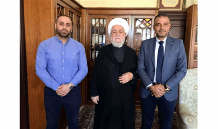 مفتي صيدا يستقبل وفدًا من الأمن العام ويشيد بجهوده في الجنوب