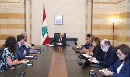 سلام استقبل المبعوث الخاص لرئيس الجمهورية الفرنسية الى لبنان 
