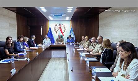 هيكل استقبل سفيرة الاتحاد الأوروبي في لبنان... وإطلاق مشروع جديد لدعم الجيش