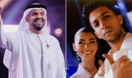 &quot;أنا والقمر&quot;… هدية جديدة من هشام جمال إلى ليلى زاهر (فيديو)