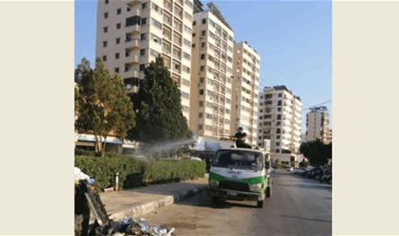 بلدية طرابلس تواصل حملتها لمكافحة الحشرات والبعوض والجرذان