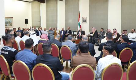 سلام استقبل سليمان على راس وفد من العشائر العربية.. والتقى الاسمر