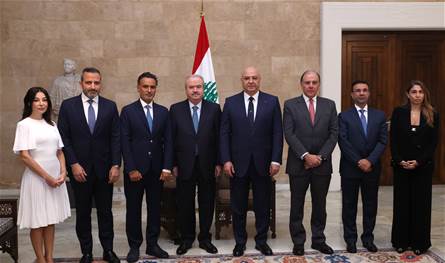 نواب حاكم مصرف لبنان يؤدون قسم اليمين أمام رئيس الجمهورية