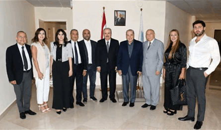 جابر التقى المجلس الاغترابي اللبناني للأعمال