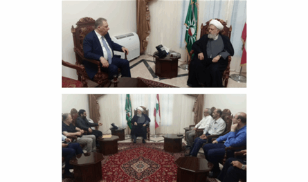 الخطيب يودّع السفير دبور ويبحث أوضاع البلديات والأوقاف