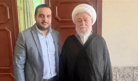 عسيران عرض الأوضاع الأمنية مع رئيس فرع المعلومات في صيدا وجزين
