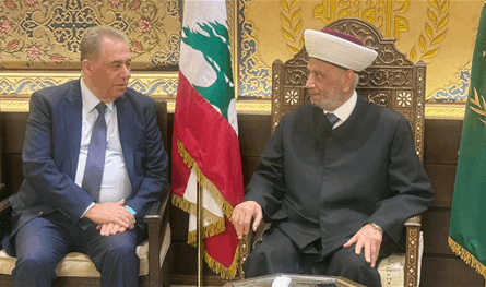 المفتي دريان استقبل دبور مودعا 