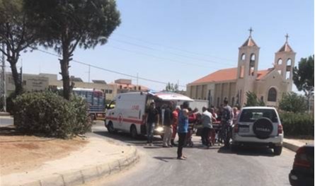 بالصور... حادث سير مروّع قرب كنيسة مار شربل