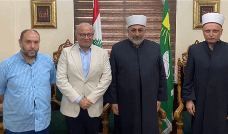 قدور استقبل منسق &quot;هيئة لقاء الأحزاب في الشمال&quot;