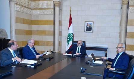 سلام اجتمع مع وزيريّ المال والاقتصاد وحاكم مصرف لبنان