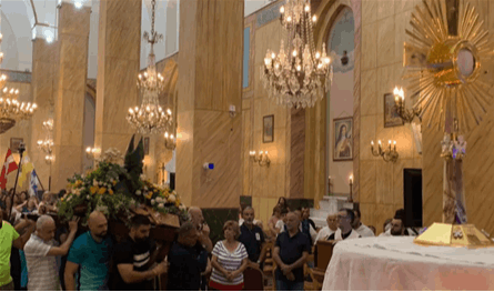 إهدن تُحيي عيد الطوباوي الدويهي بقداس احتفالي
