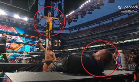 لوغان بول يسرق الأضواء بقفزة مذهلة في WWE SummerSlam