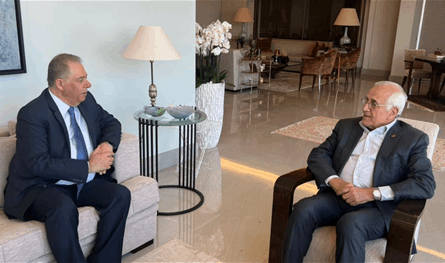 سليمان استقبل السفير دبور في لقاء وداعي