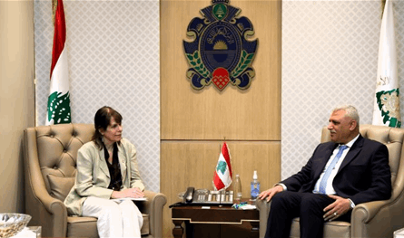 اللواء شقير استقبل رئيسة اللجنة الدولية للصليب الأحمر