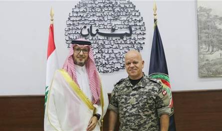 اللواء لاوندس يستقبل السفير بخاري وسلام الأشقر: تعزيز التعاون الأمني بين لبنان والسعودية وإندونيسيا