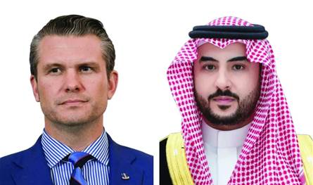 الرياض وواشنطن تؤكدان التزامهما بتطوير العلاقات الدفاعية